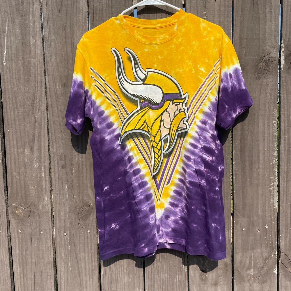 NFL MINNESOTA VIKINGS Tie dye short sleeve tee